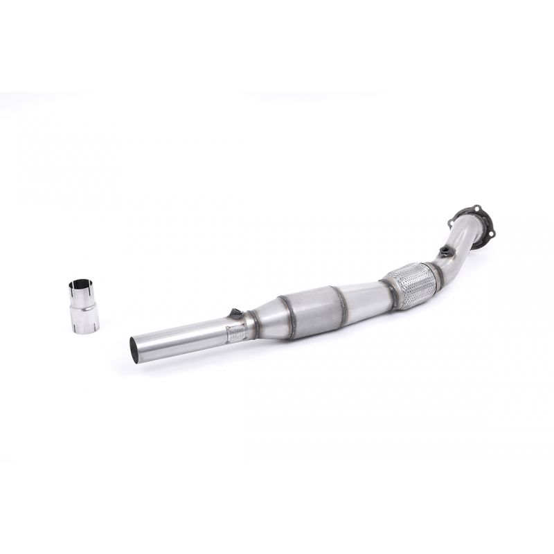 Milltek Sport Skoda Octavia RS 1.8T 180 and 1.8T 150 1998 to 2006 Large Bore Downpipe and Hi-Flow Sports Cat SSXVW393