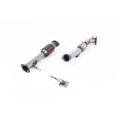 Milltek Sport - Ford FOCUS MK2 RS 2.5T 305PS Large Bore Downpipe and Hi-Flow Sports Cat SSXFD067