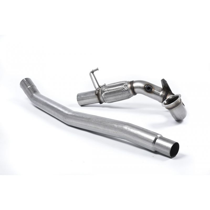 Milltek Exhaust - Volkswagen Golf Mk7 2.0TFSI Large-bore Downpipe and De-cat SSXVW348