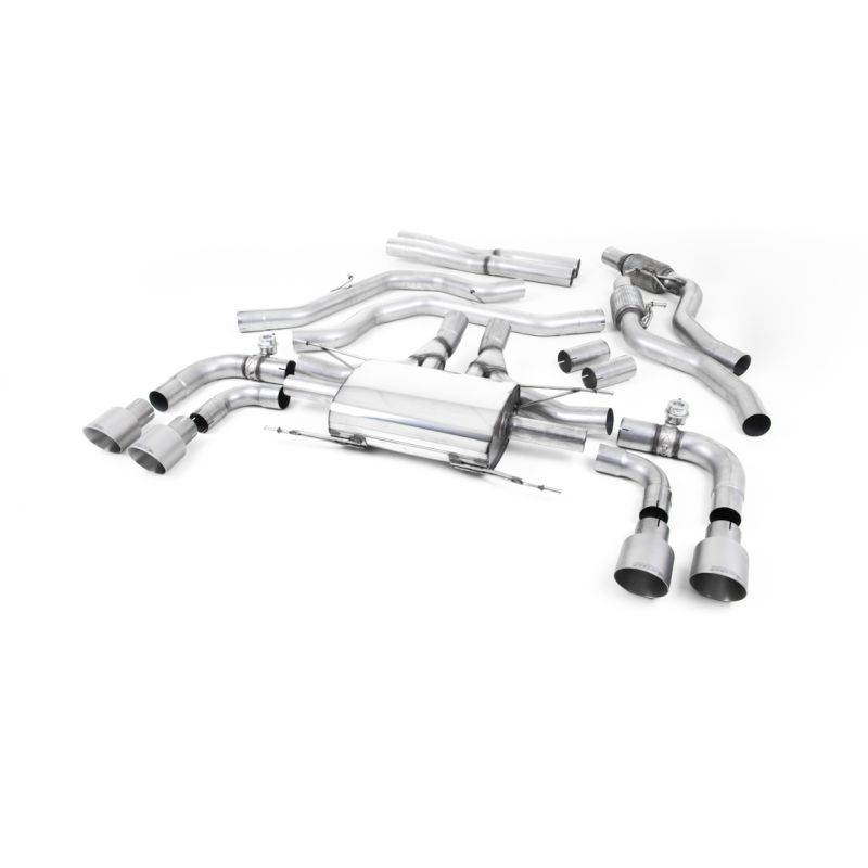 Milltek Sport - Alfa Romeo Giulia Quadrifoglio 2.9 V6 Bi-Turbo 2017-2018 Cat-back Exhaust SSXAR008