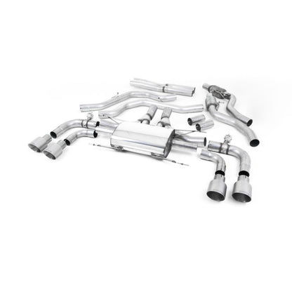 Milltek Sport - Alfa Romeo Giulia Quadrifoglio 2.9 V6 Bi-Turbo 2017-2018 Cat-back Exhaust SSXAR008