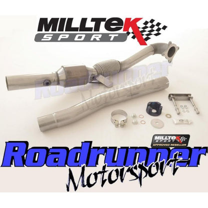 Milltek Sport - Volkswagen GOLF MK5 GTI 2.0T FSI 2004 - 2009 Large Bore Downpipe and Hi-Flow Sports Cat SSXSE154
