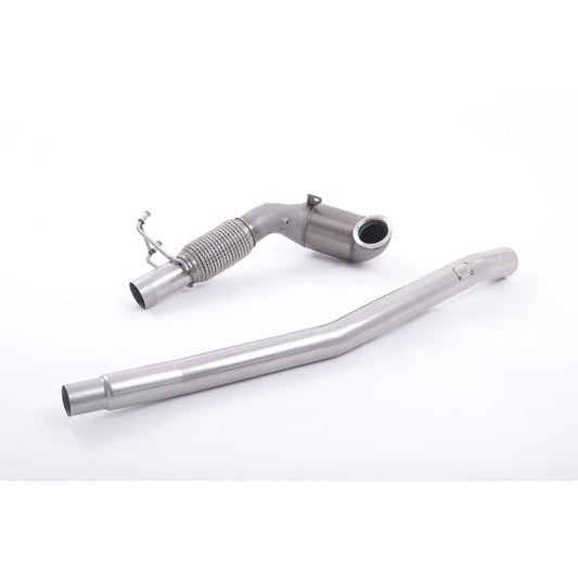 Milltek Exhaust - Audi S3 2.0 TFSI quattro Cabrio 8V Cast Downpipe with Race Cat (Non-GPF Equipped Models Only) SSXVW386