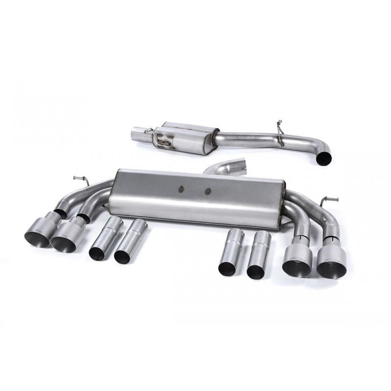 Milltek Exhaust - Audi S3 2.0 TFSI quattro Cabrio 8V Cat-back Exhaust (Non-GPF Equipped Models Only) SSXAU548