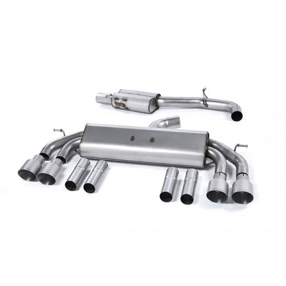 Milltek Exhaust - Audi S3 2.0 TFSI quattro Cabrio 8V Cat-back Exhaust (Non-GPF Equipped Models Only) SSXAU548