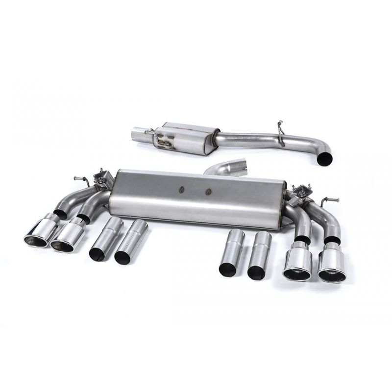 Milltek Exhaust - Audi S3 2.0 TFSI quattro Cabrio 8V Cat-back Exhaust (Non-GPF Equipped Models Only) SSXAU478
