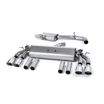 Milltek Exhaust - Audi S3 2.0 TFSI quattro Cabrio 8V Cat-back Exhaust (Non-GPF Equipped Models Only) SSXAU478