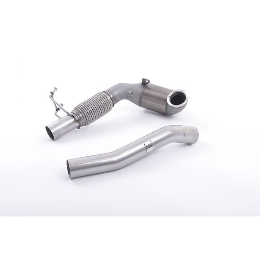 Milltek Exhaust - Volkswagen Golf MK7.5 GTi (Non Performance Pack Models & Non-GPF Equipped Models Only) Cast Downpipe with Race Cat SSXVW388