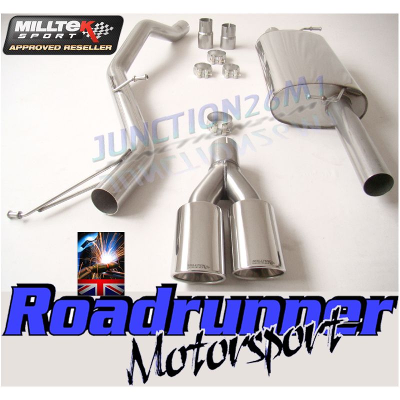 Milltek Exhaust  Volkswagen Transporter  Caravelle T6 SWB 150/180/204PS 2.0-Litre BiTDI 2WD and 4MOTION Particulate Filter-back Exhaust SSXVW198 - TMC Motorsport