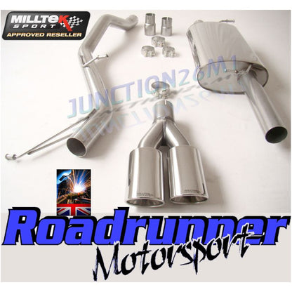 Milltek Exhaust  Volkswagen Transporter  Caravelle T6 SWB 150/180/204PS 2.0-Litre BiTDI 2WD and 4MOTION Particulate Filter-back Exhaust SSXVW198 - TMC Motorsport