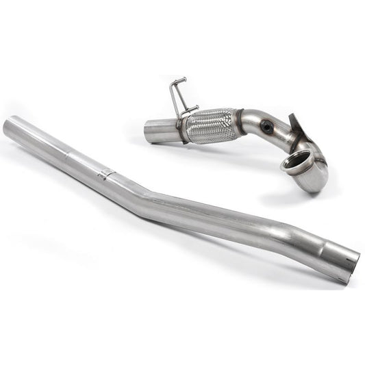 Milltek Sport - Audi S3 2.0 TFSI quattro Cabrio 8V 2013 to 2020 Large-bore Downpipe and De-cat SSXVW264