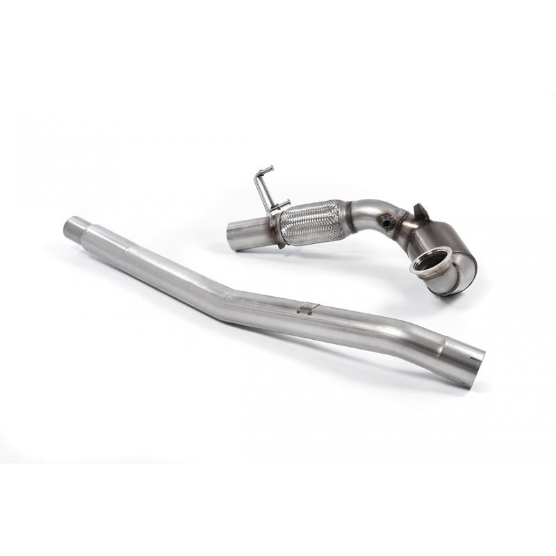 Milltek Exhaust  Volkswagen Golf Mk7 2.0TFSI Alltrack / Estate / Station Wagon / Combi 4-Motion Cast Downpipe with Race Cat SSXVW386 - TMC Motorsport