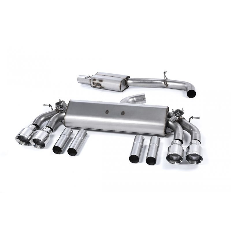 Milltek Sport - Audi S3 2.0 TFSI quattro Cabrio 8V 2013 to 2020 Cat-back SSXAU476