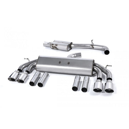 Milltek Sport - Audi S3 2.0 TFSI quattro Cabrio 8V 2013 to 2020 Cat-back SSXAU545