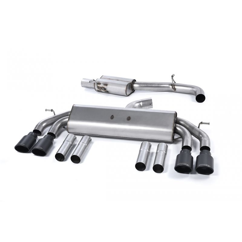 Milltek Sport - Audi S3 2.0 TFSI quattro Cabrio 8V 2013 to 2020 Cat-back SSXAU544