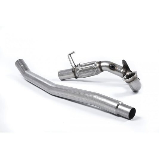 Milltek Sport - Audi S3 2.0 TFSI quattro Cabrio 8V 2013 to 2020 Large-bore Downpipe and De-cat SSXVW348