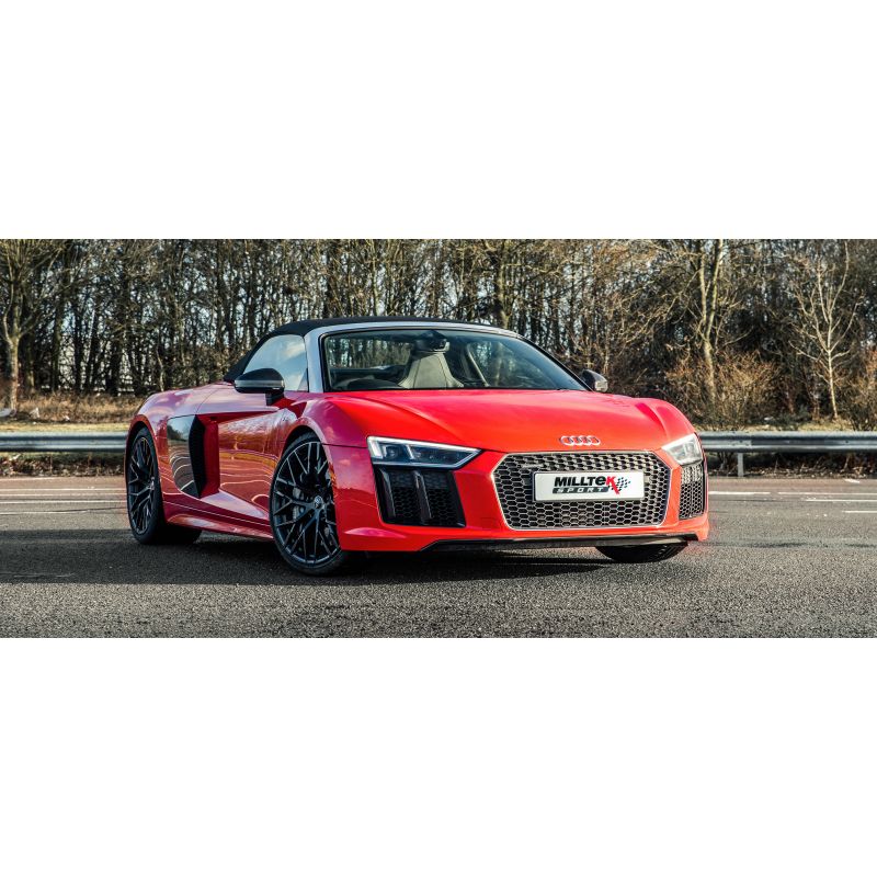 Milltek Exhaust  Audi R8 V10 5.2l Plus Coupe & Spyder Cat-back Exhaust SSXAU743 - TMC Motorsport