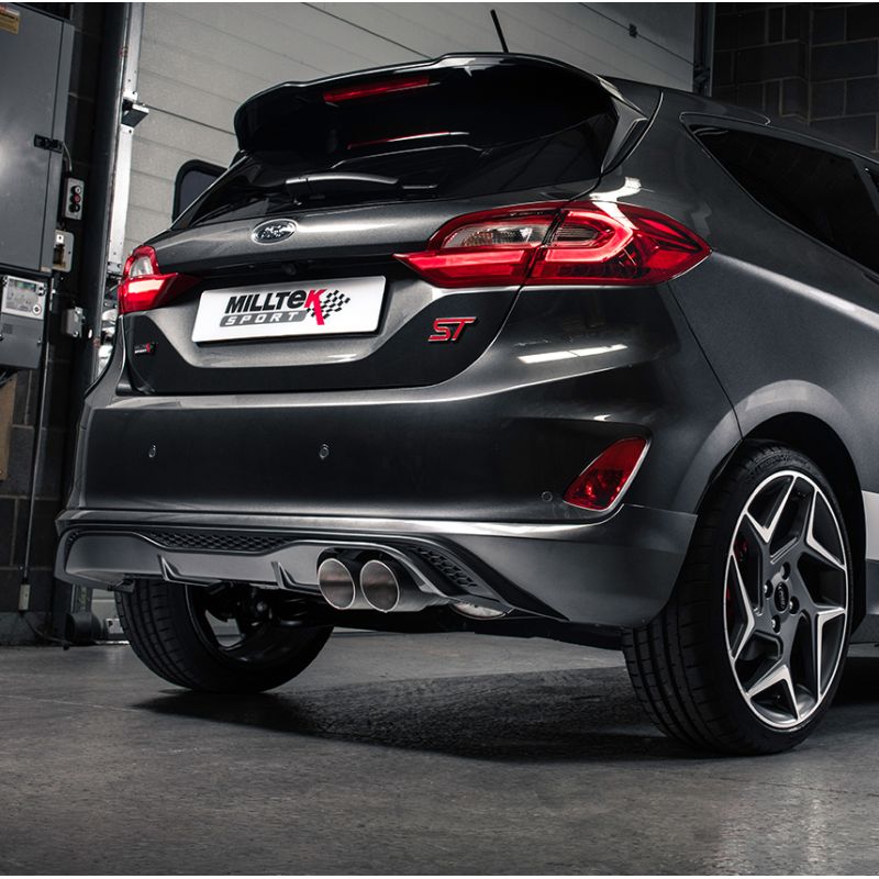 Milltek Exhaust  Ford Fiesta Mk8 ST 1.5 EcoBoost 200PS GPF back Exhaust SSXFD258 - TMC Motorsport