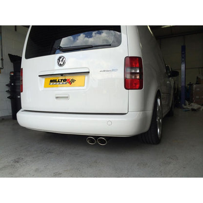Milltek Exhaust  Volkswagen CADDY 2.0TDI 140PS 2WD MANUAL AND DSG (NOT MAXI MODELS) Particulate Filter-back Exhaust SSXVW300 - TMC Motorsport
