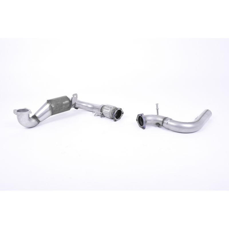 Milltek Sport - Ford Fiesta Mk8 1.0T EcoBoost ST-Line 3 & 5 Door Cast Downpipe with Race Cat SSXFD237
