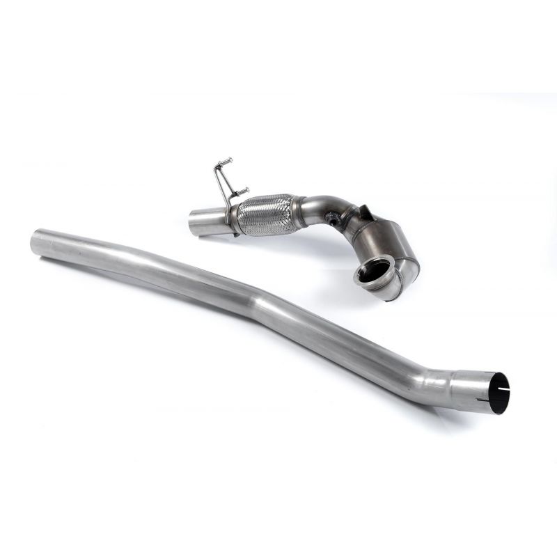 Milltek Exhaust - Skoda Octavia vRS 2.0 TSI 245PS (Face Lift) Hatch & Estate (manual and DSG-auto) Large Bore Downpipe and Hi-Flow Sports Cat Exhaust SSXSK017