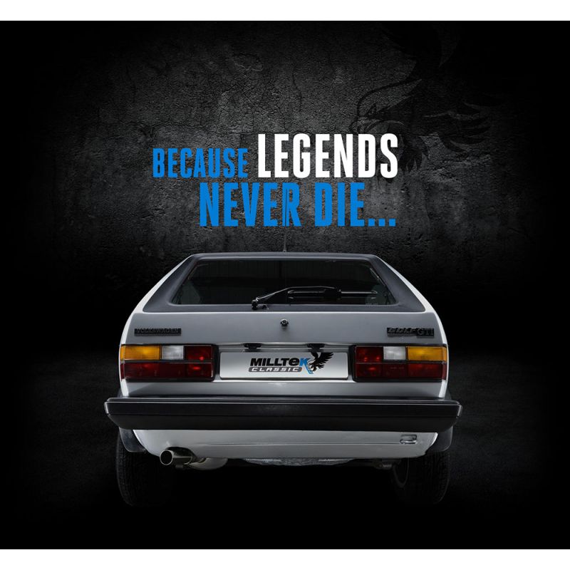 Milltek Exhaust  Volkswagen GOLF MK1 GTI Manifold-back Exhaust MCXVW210 - TMC Motorsport