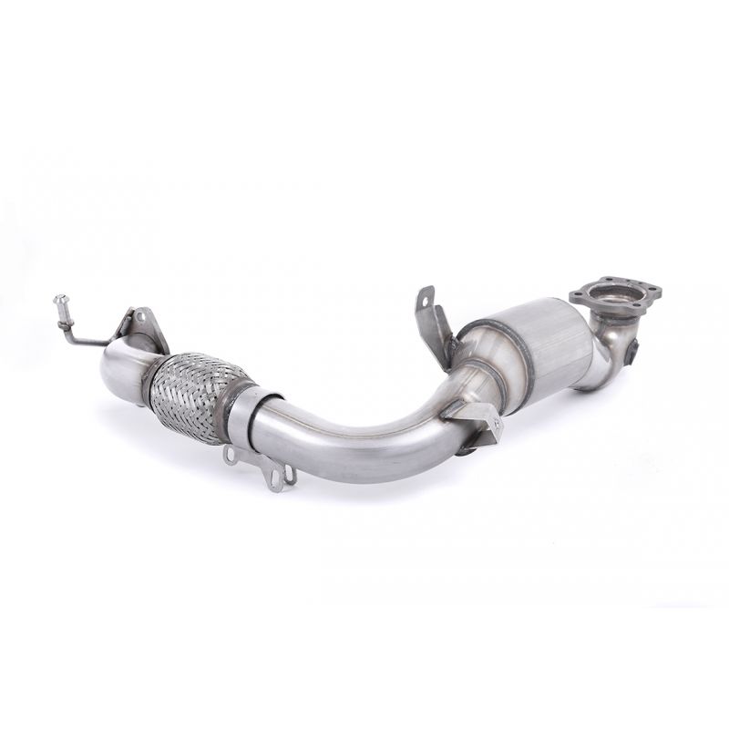 Milltek Sport - Ford FIESTA 1.0T ECOBOOST (100/125/140PS) Large Bore Downpipe and Hi-Flow Sports Cat SSXFD102