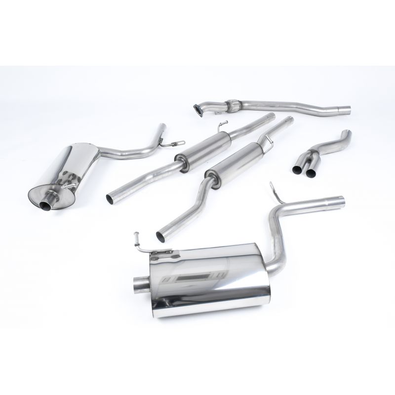 Milltek Exhaust  Audi A4 2.0 TFSI B7 QUATTRO AND DTM Cat-back Exhaust SSXAU049 - TMC Motorsport