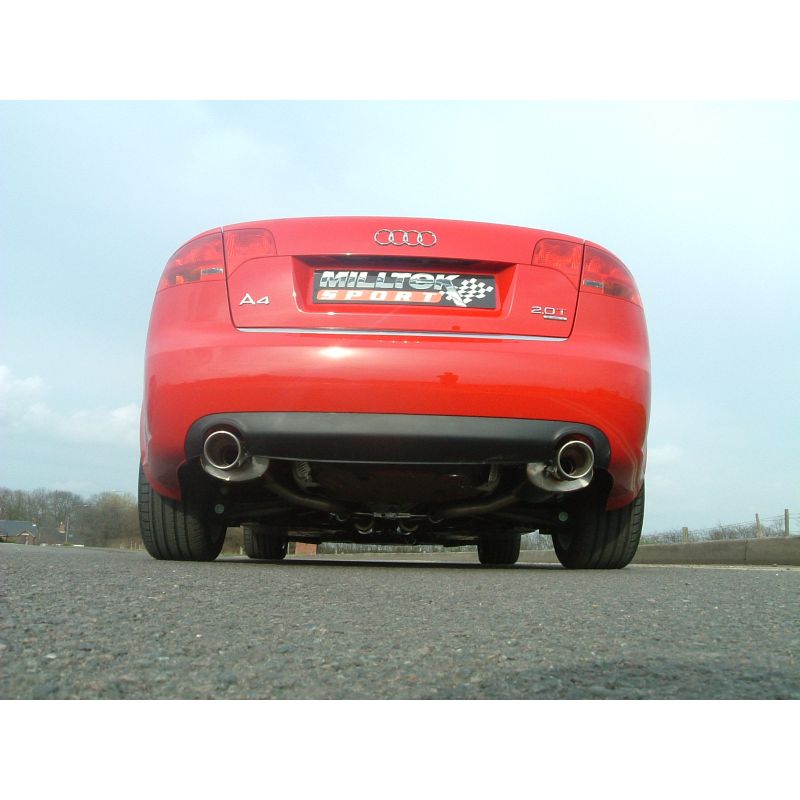 Milltek Exhaust  Audi A4 2.0 TFSI B7 QUATTRO AND DTM Cat-back Exhaust SSXAU049 - TMC Motorsport
