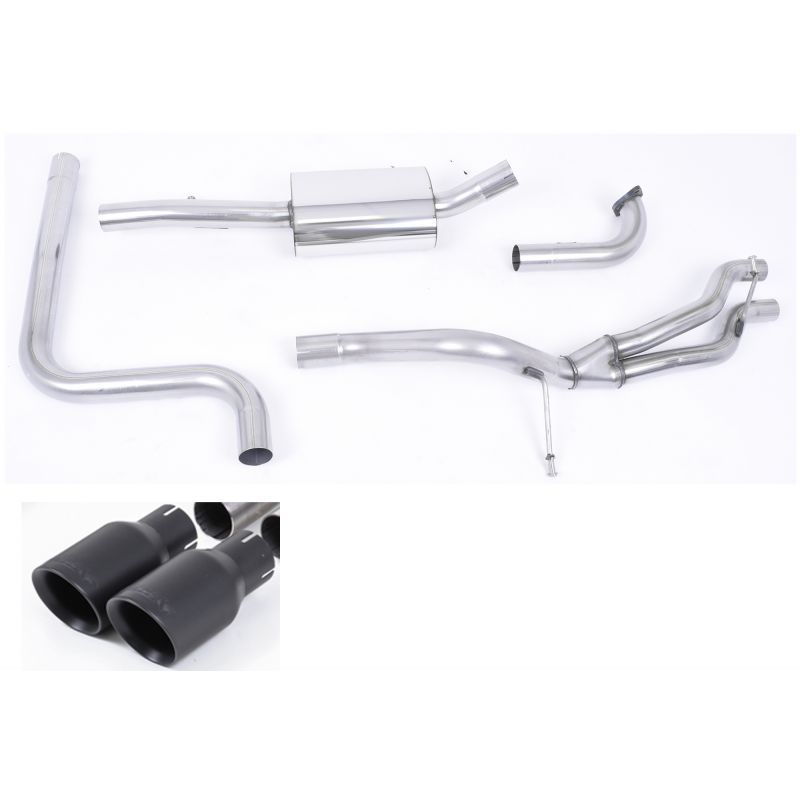 Milltek Sport - Ford Fiesta Mk7/Mk7.5 1.0T EcoBoost (100/125/140PS) 2013 to 2017 Cat-back SSXFD263