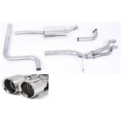 Milltek Sport - Ford Fiesta Mk7/Mk7.5 1.0T EcoBoost (100/125/140PS) 2013 to 2017 Cat-back SSXFD264