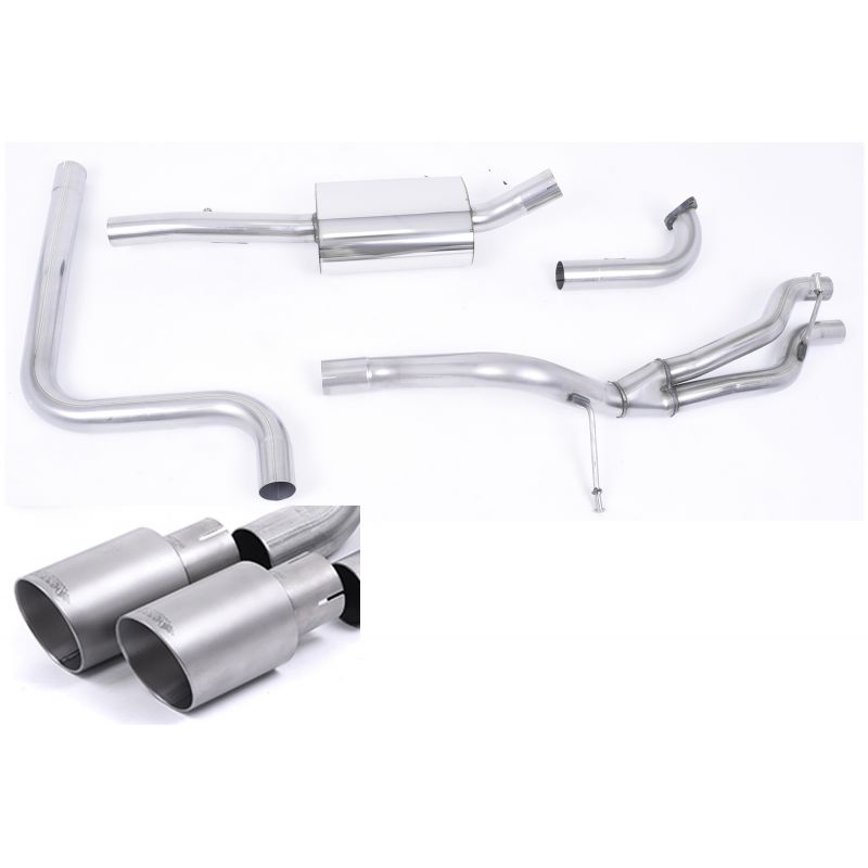 Milltek Sport - Ford Fiesta Mk7/Mk7.5 1.0T EcoBoost (100/125/140PS) 2013 to 2017 Cat-back SSXFD262