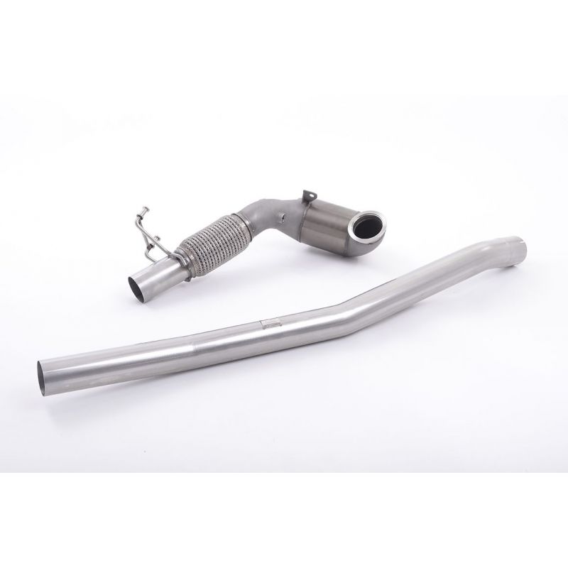 Milltek Exhaust - Audi A3 2.0 TFSI quattro Sedan 8V (US-only) Large Bore Downpipe and Hi-Flow Sports Cat SSXAU381