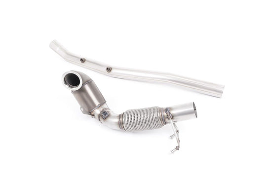 Milltek Exhaust - Seat Leon ST Cupra 300 (4x4) Estate / Station Wagon / Combi (OPF/GPF Equipped Only) Large Bore Downpipe and Hi-Flow Sports Cat & GPF Delete SSXVW512
