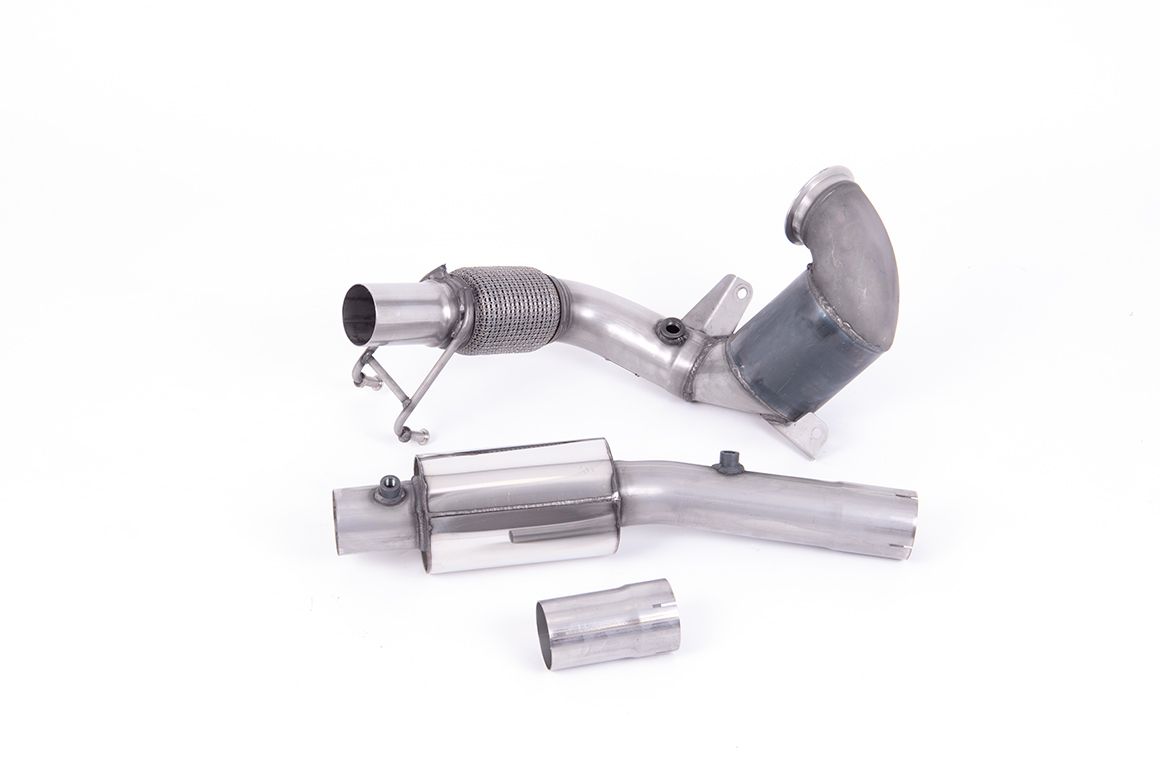 Milltek Exhaust - Volkswagen Polo GTI 2.0 TSI (AW 5 Door) - GPF/OPF Models Only Cast Downpipe with HJS High Flow Sports Cat SSXVW553