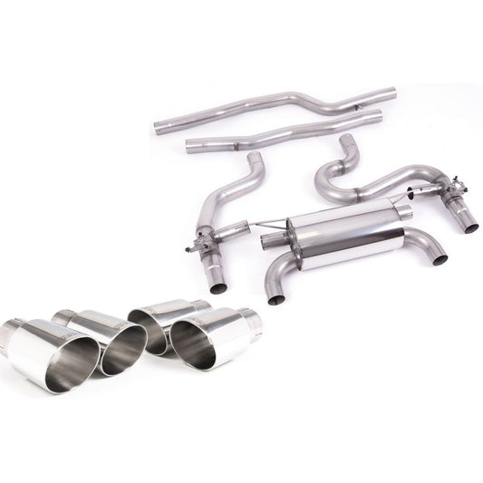 Milltek Exhaust - BMW 2 Series M2 Competition Coupé (F87) GPF Back Exhaust Equal Length System - Loudest SSXBM1140
