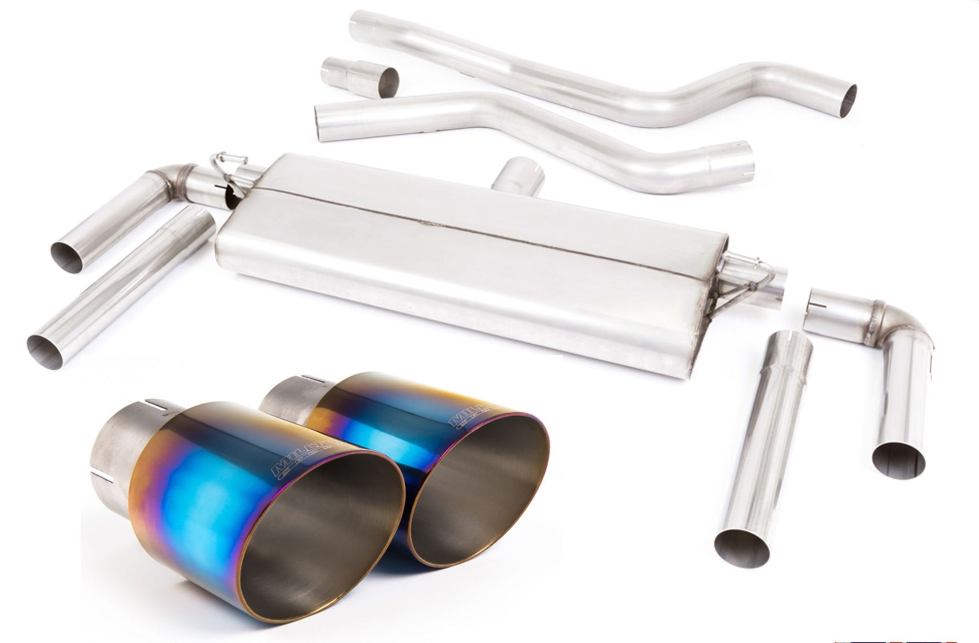 Milltek Exhaust - Ford Focus Mk4 ST 2.3-litre EcoBoost Estate/Wagon/Combi (OPF/GPF Equipped Cars Only) Particulate Filter-back Exhaust SSXFD323