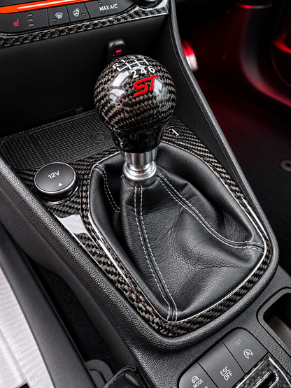 Car Enhancements UK - Real Carbon Fibre Gear Shifter Surround Trim (MK8 / MK8.5 Fiesta)