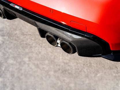 BMW M3 / M4 (G80 / G81 / G82 / G83) | Akrapovic | Rear Carbon Diffuser (High Gloss Black) - TMC Motorsport