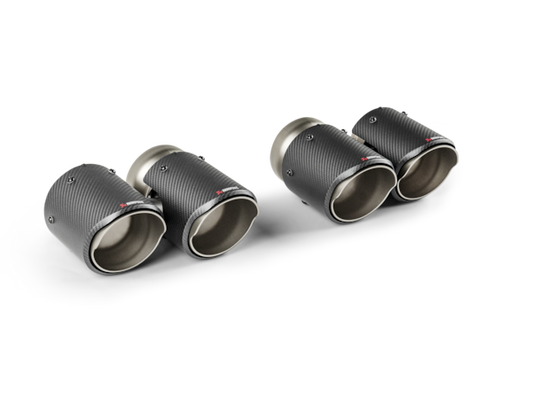 BMW M5 (G90 / G99) | Akrapovic | Tail Pipe Set (Carbon) Round - TMC Motorsport