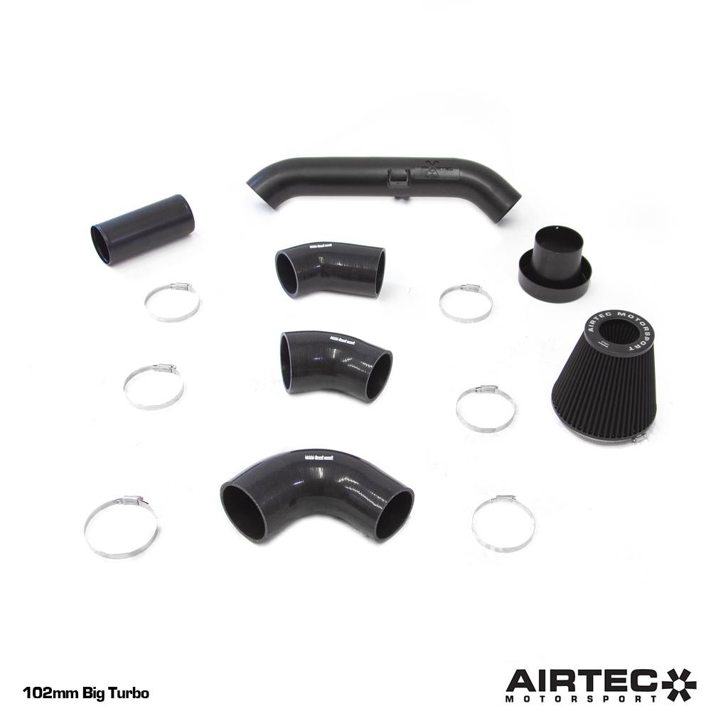 AIRTEC Motorsport Enlarged 90mm Induction Pipe Kit for Focus RS Mk2 (Stock RS Turbo & Big Turbo Options) - TMC Motorsport