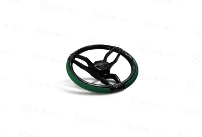 Carbon Fiber 3-Spoke Steering Wheel ROUND – KOSHI Design - Carbon Fibre