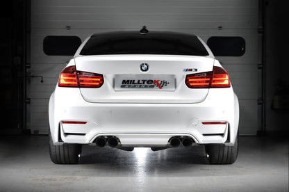 Milltek Exhaust  BMW M3 F80 Saloon & M3 Competition Saloon Cat back Exhaust System Equal Length LOUDEST SSXBM1149 - TMC Motorsport