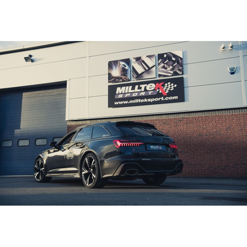 Milltek Exhaust  Audi RS6 C8 4.0 V8 bi-turbo (OPF/GPF Models) Particulate Filter-back Exhaust System (Twin 80mm) Loudest SSXAU865 - TMC Motorsport