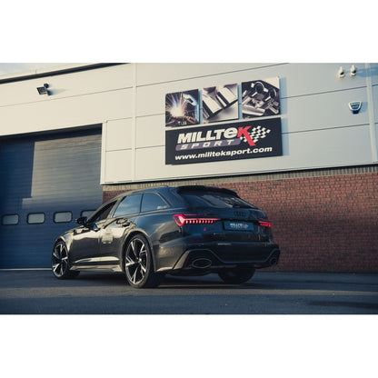 Milltek Exhaust  Audi RS6 C8 4.0 V8 bi-turbo (OPF/GPF Models) Particulate Filter-back Exhaust System (Twin 80mm) Loudest SSXAU865 - TMC Motorsport