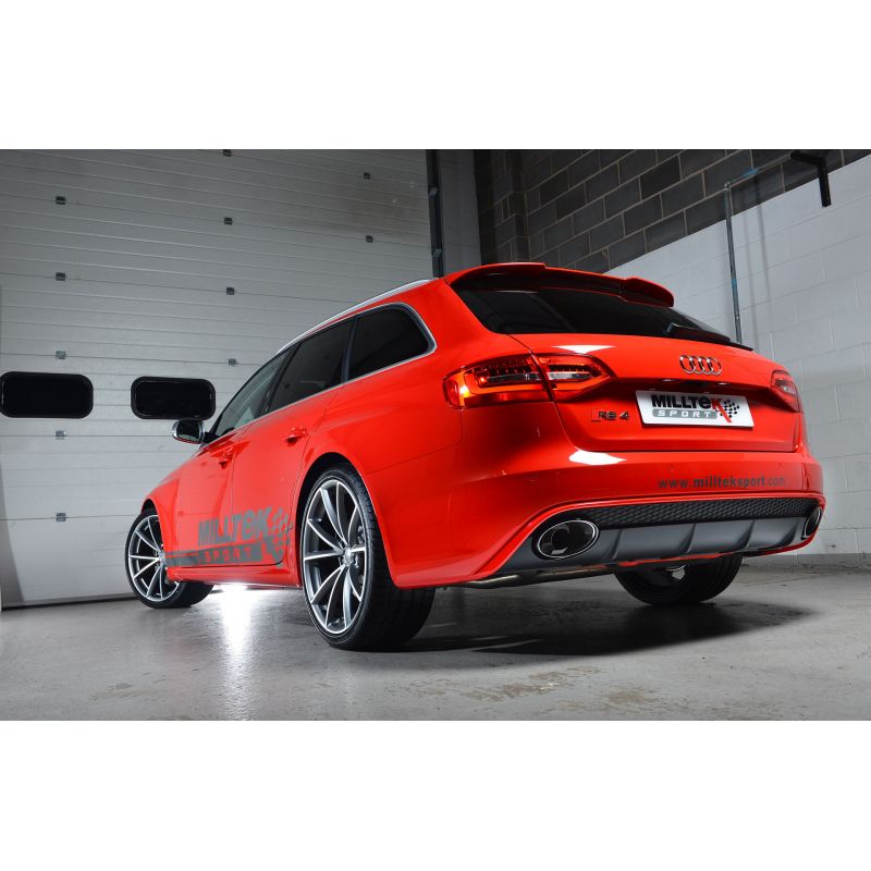 Milltek Exhaust  Audi RS4 B8 4.2 FSI QUATTRO AVANT Cat-back Exhaust SSXAU337 - TMC Motorsport