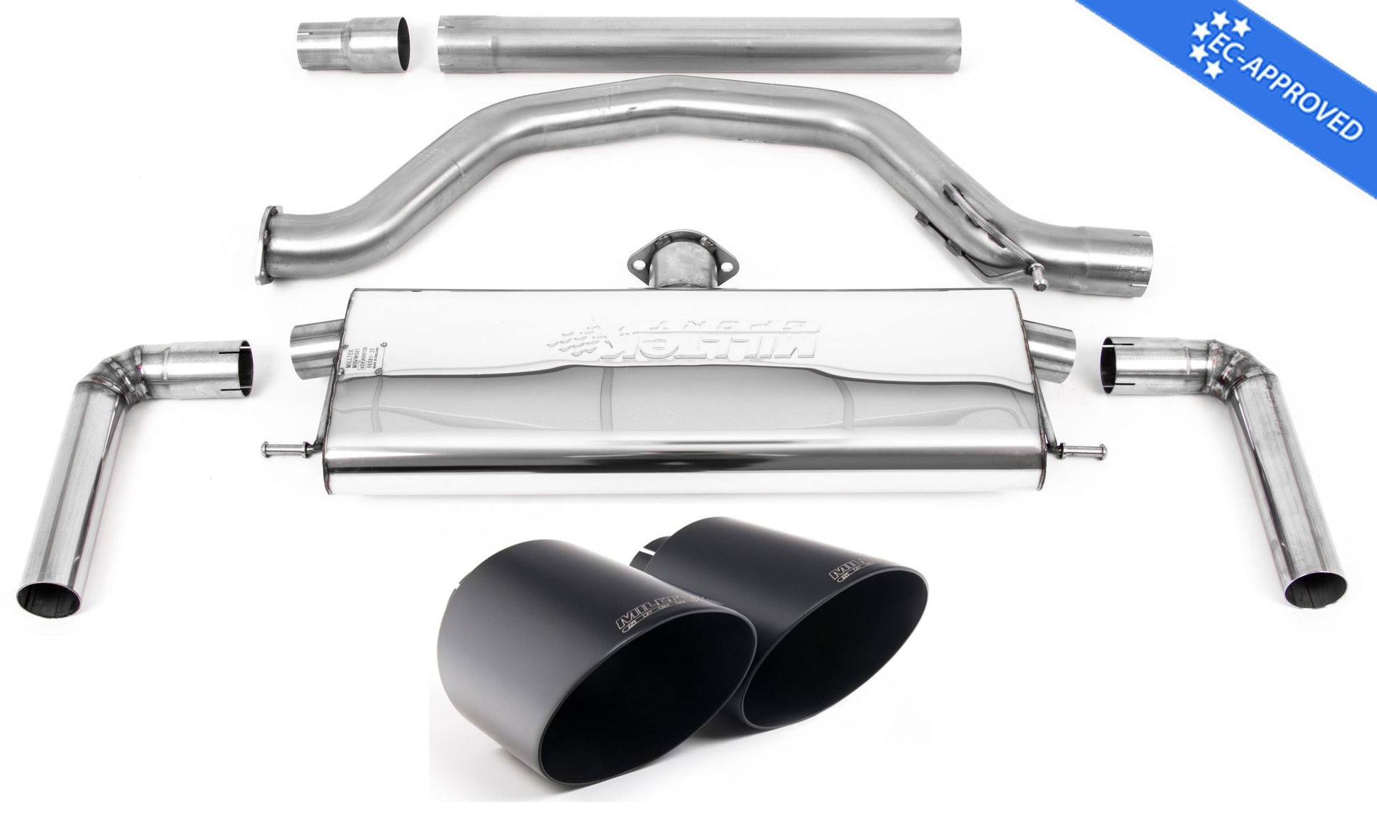 Milltek Sport - Volkswagen Golf Mk8 GTi (245ps OPF/GPF Equipped Models Only) Exhaust Particulate Filter-back SSXVW618