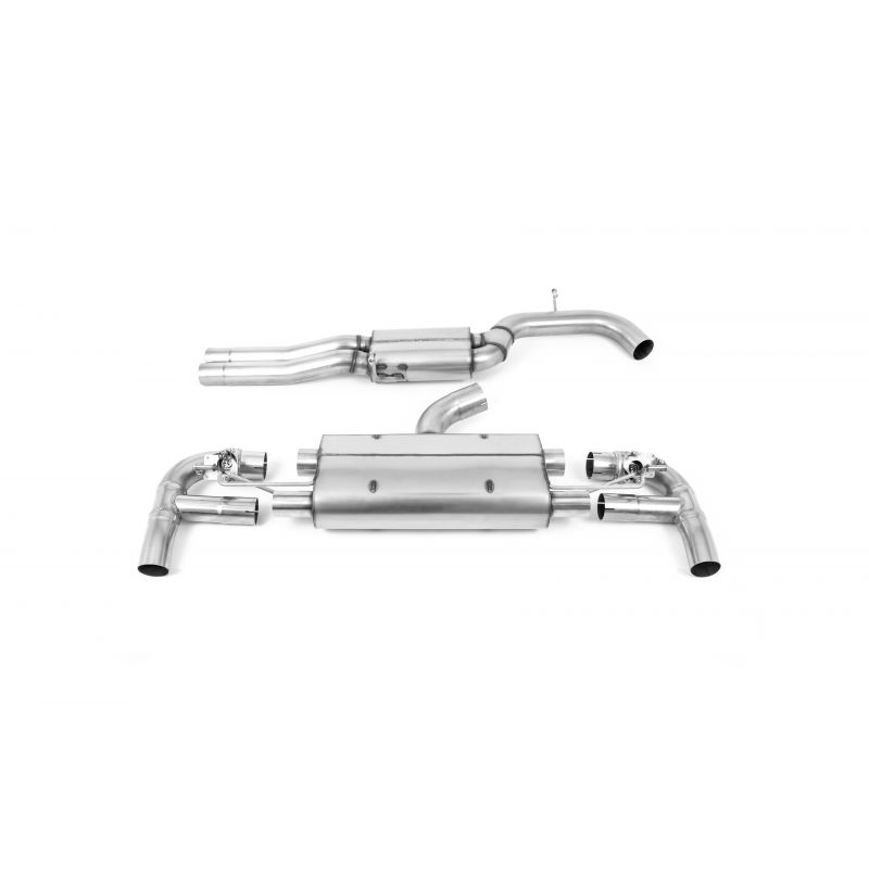 Milltek Exhaust  Audi RS3 Sportback 400PS (8V MQB  Facelift Only)  Non-OPF/GPF Models Cat Back Exhaust 80mm SSXAU883 - TMC Motorsport