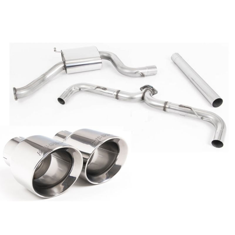 Milltek Sport - Volkswagen Golf MK7.5 GTi (TCR & Performance Pack Models - GPF/OPF Equipped Models Only) Cat-back Exhaust SSXVW4