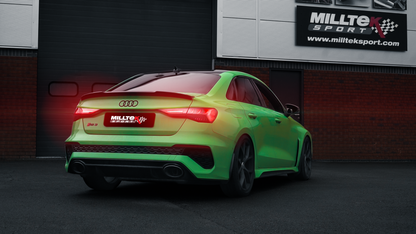 Milltek Exhaust  Audi RS3 Saloon/Sedan 400PS (8Y MQB EVO)  OPF/GPF Models Particulate Filter-back Exhaust SSXAU966 - TMC Motorsport